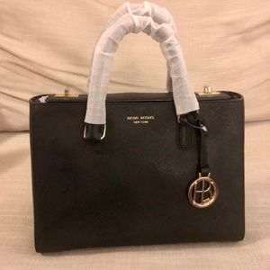 Henri Bendel W 57th Small Turn Lock Satchel
